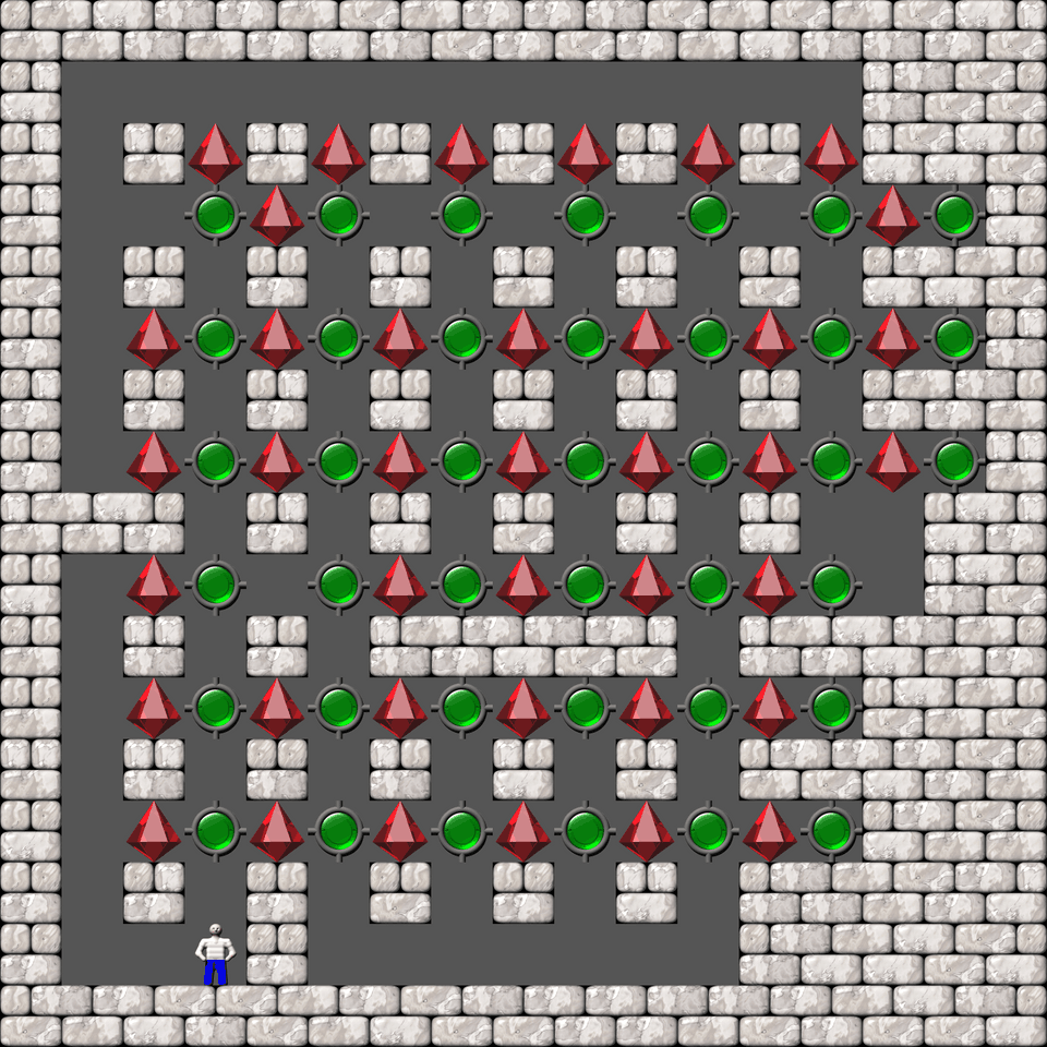 Сокобан Bugs509 collection уровень 88